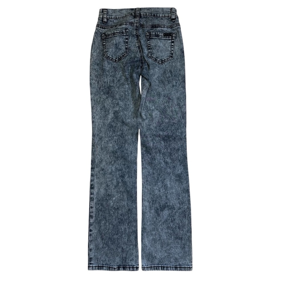 DG2 by Diane Gilman Acid Wash Jeans Size 2 Bootcut Zip Front 5 Pockets Denim NEW - Picture 6 of 12